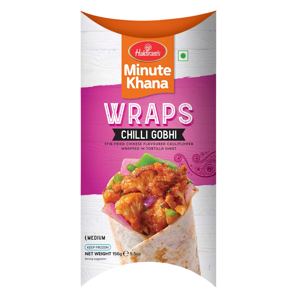 Haldiram's Wraps Chilli Gobhi 156 g buy online USA - 1